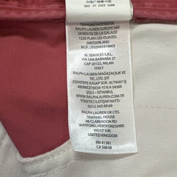 Polo Ralph Lauren Men's size 38 Nantucket Red Relaxed Fit 8" Cotton Chino Shorts - Picture 9 of 11